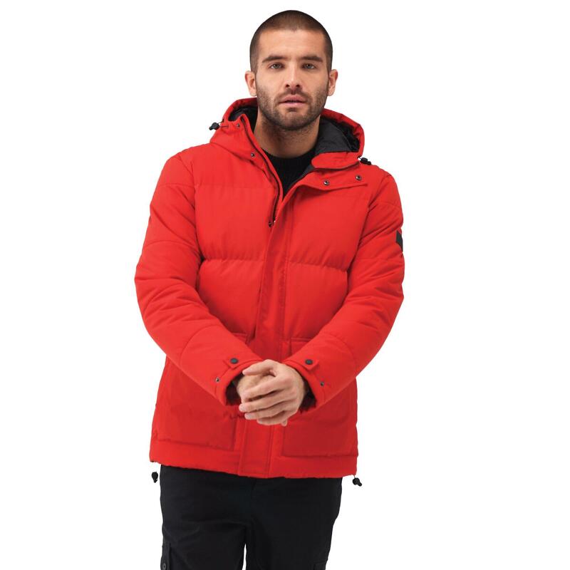 Chaqueta Acolchada Falkner para Hombre Rojo Peligro