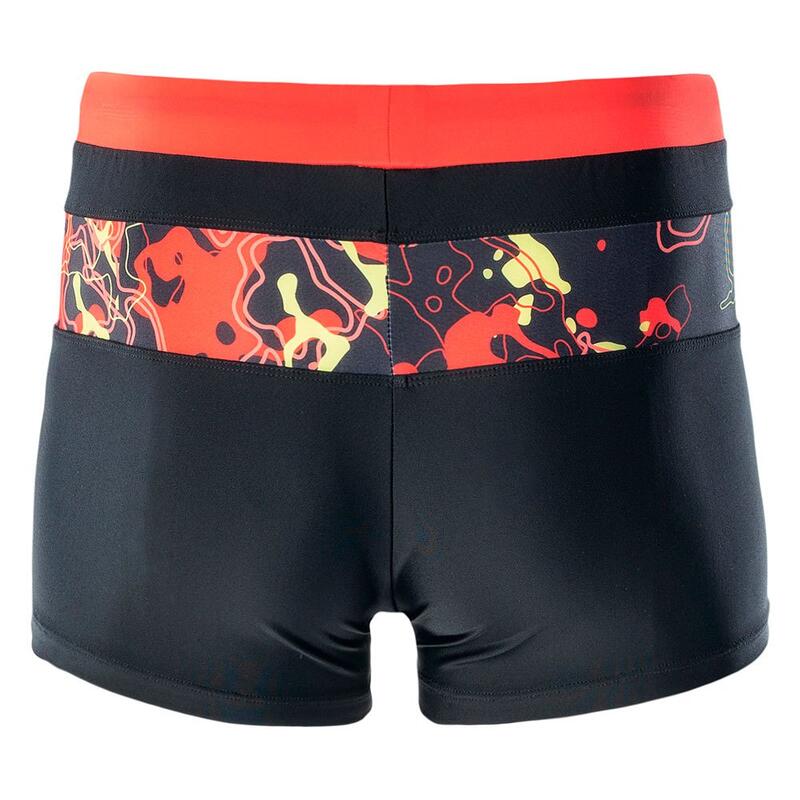 Costume Da Bagno A Pantaloncino Fuoco Uomo Aquawave Tahu Nero Rosso Fuoco