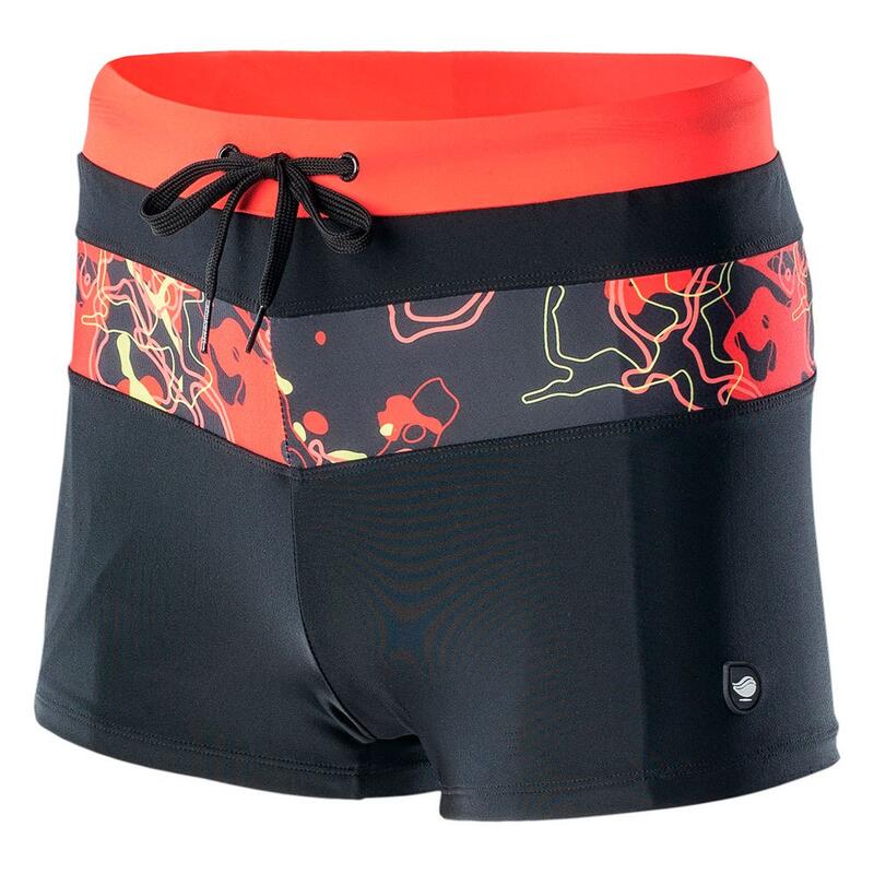 Costume Da Bagno A Pantaloncino Fuoco Uomo Aquawave Tahu Nero Rosso Fuoco