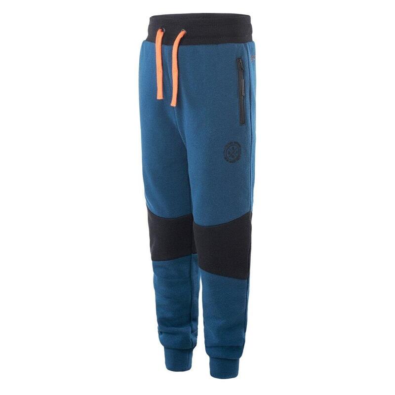 Pantalon de jogging DAIOS Enfant (Bleu sarcelle foncé / Noir)