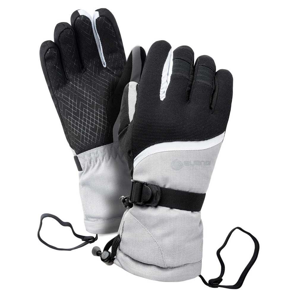 IGUANA Womens/Ladies Kano Ski Gloves (Grey Melange/Black)