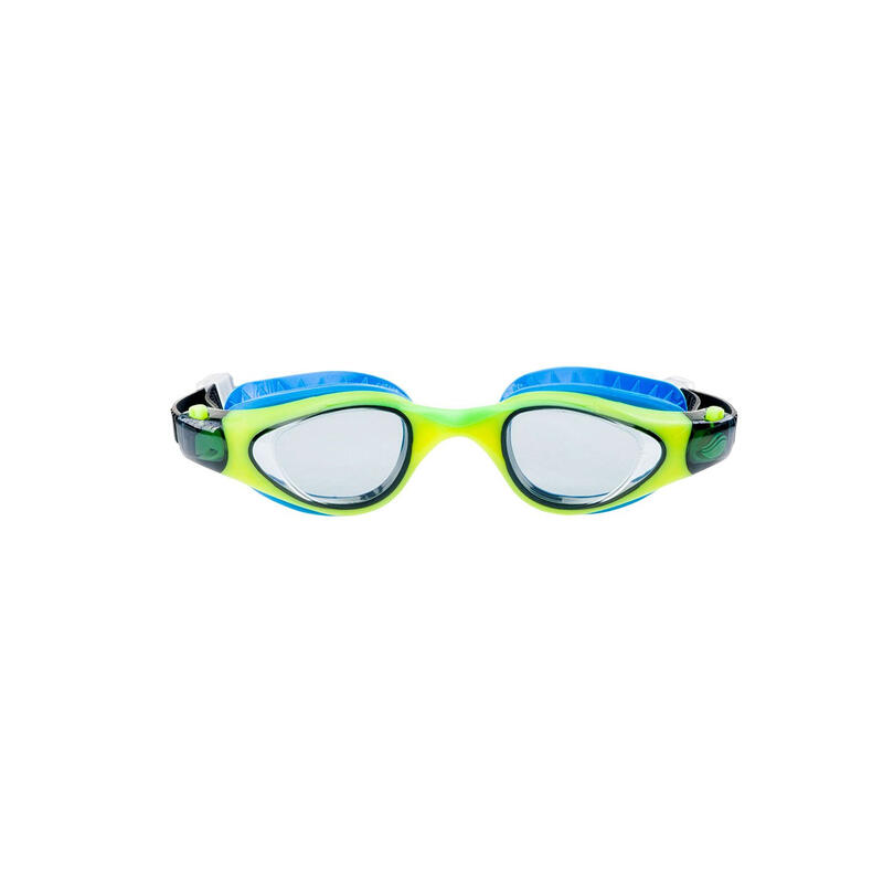 Lunettes de natation BUZZARD Adulte (Noir / Bleu / Jaune vert / Gris)