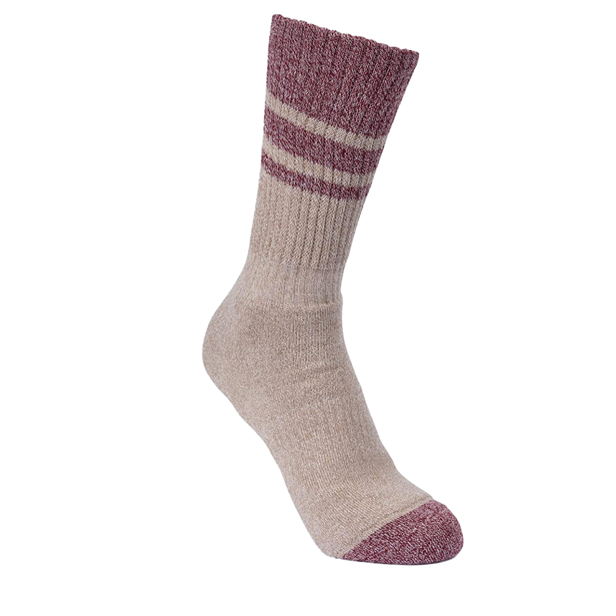 Hadley Chaussettes de marche (2 paires) Femme (Vert sombre / Pourpre) 4/5