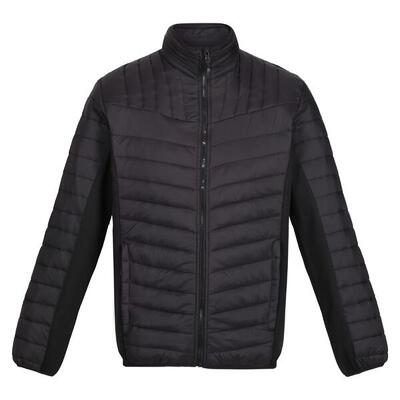 Heren hybride jas (zwart)