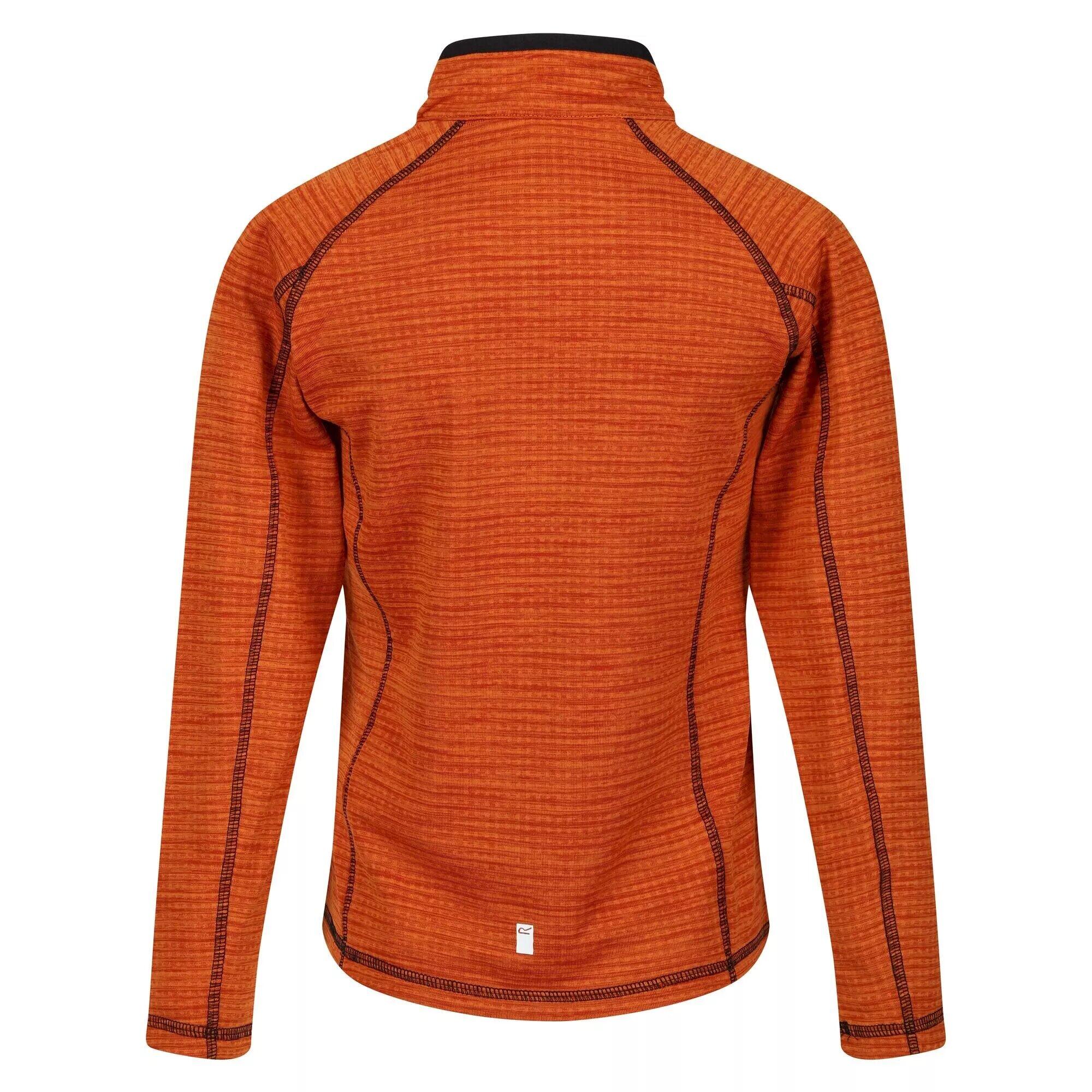 Childrens/Kids Berley Half Zip Long Sleeved Top (Autumn Maple) 2/4