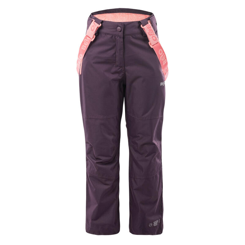 Bambini Pantaloni Da Sci Bejo Jarmo Fioritura Invernale Rosa Salmone