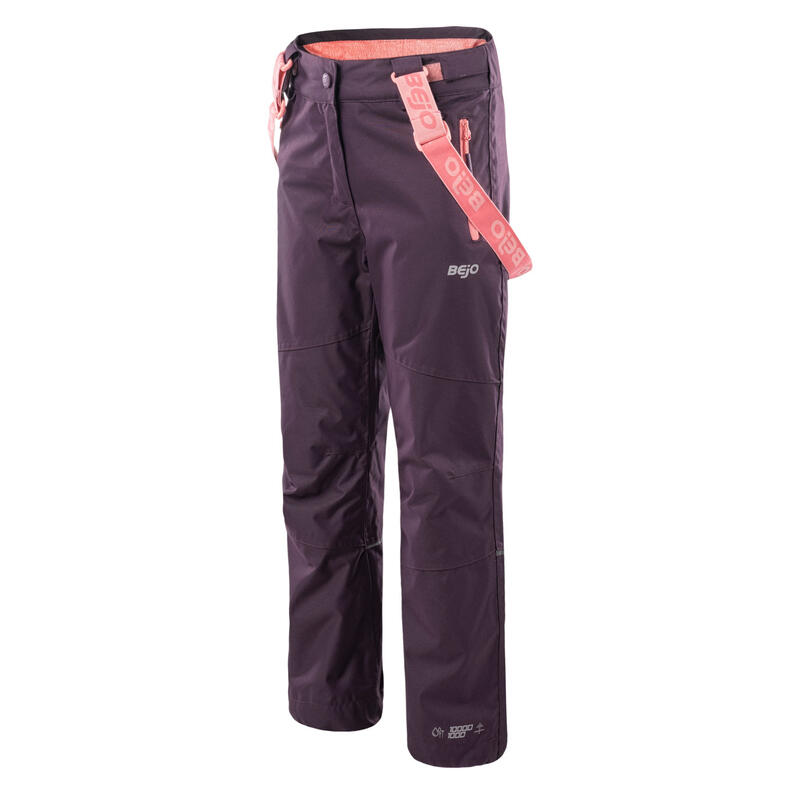 Bambini Pantaloni Da Sci Bejo Jarmo Fioritura Invernale Rosa Salmone