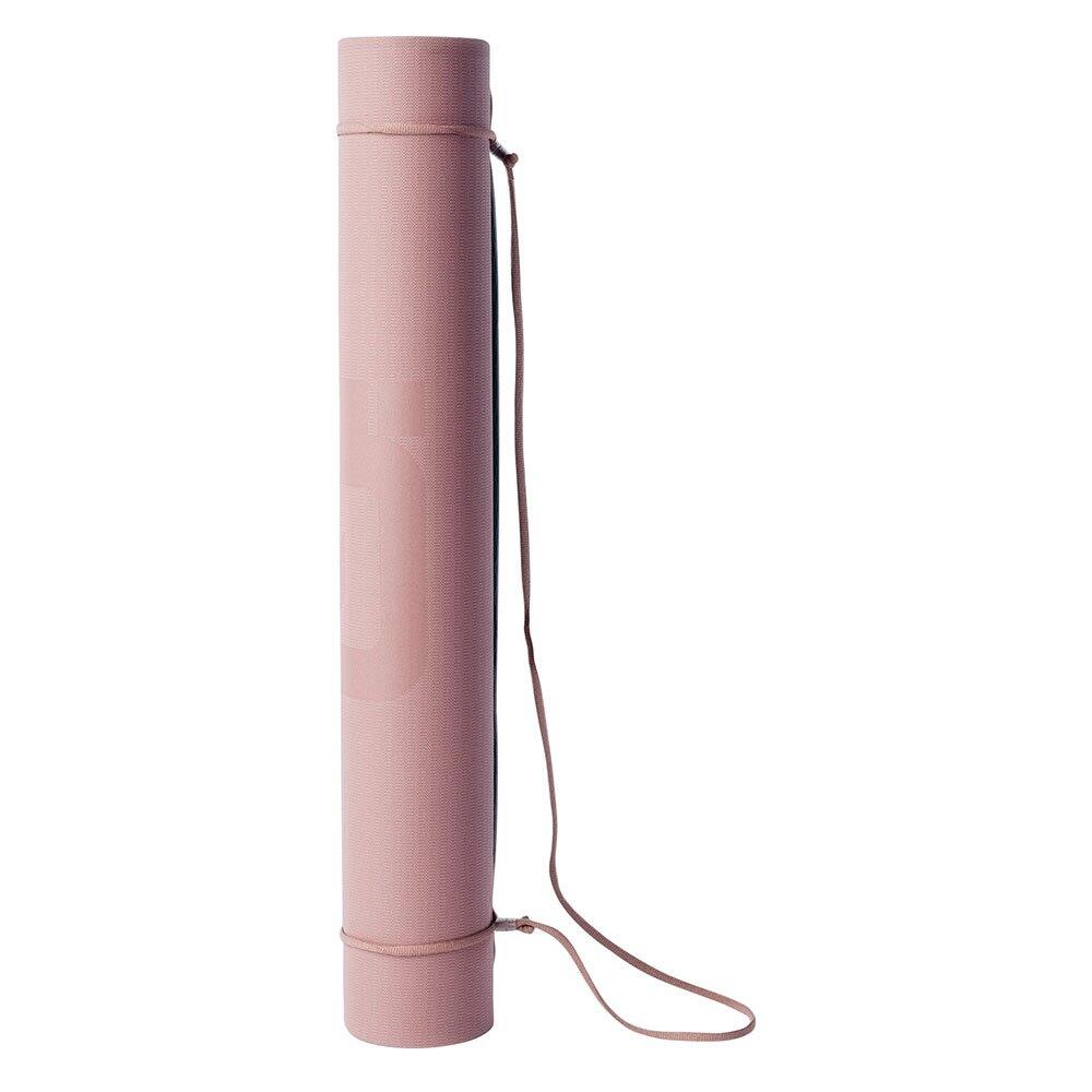 IQ Tappetino Yoga Logo IQ Powerpump Malva Pallido Blu Folletto