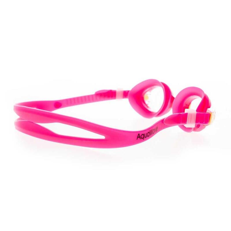 Lunettes de natation FILLY Enfant (Rose / Jaune / Transparent)