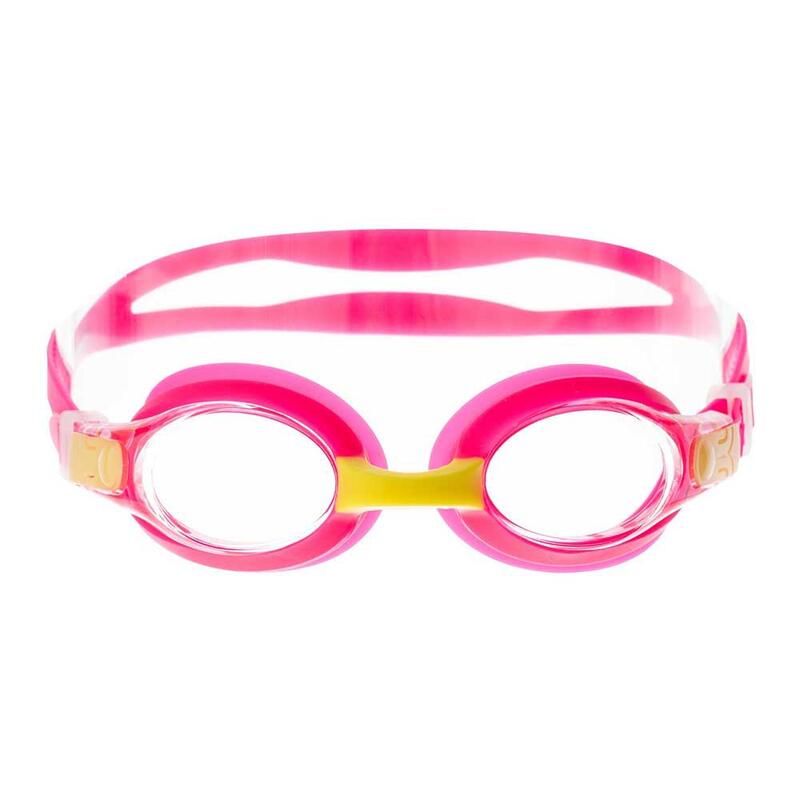 Lunettes de natation FILLY Enfant (Rose / Jaune / Transparent)