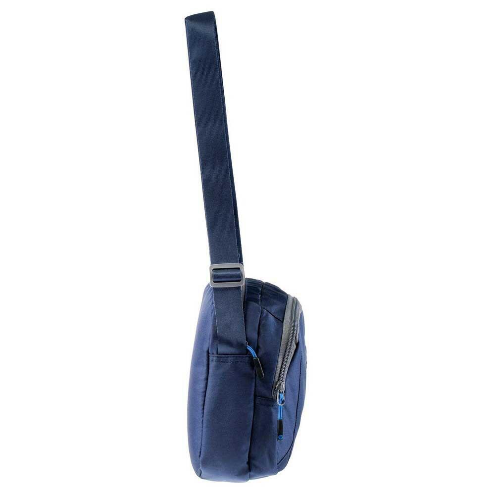 Mochila Cruzada Diseño Logotipo Saquet para Adultos Unisex Azul Claro, Azul 4/4