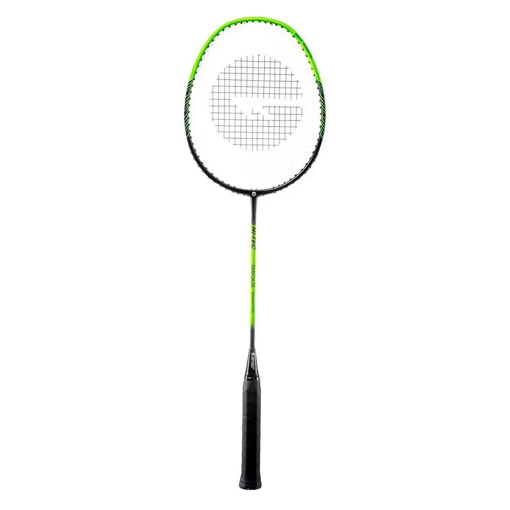 Unisex Adult Bisque Badminton Racket (Lime Green/Black) One Size