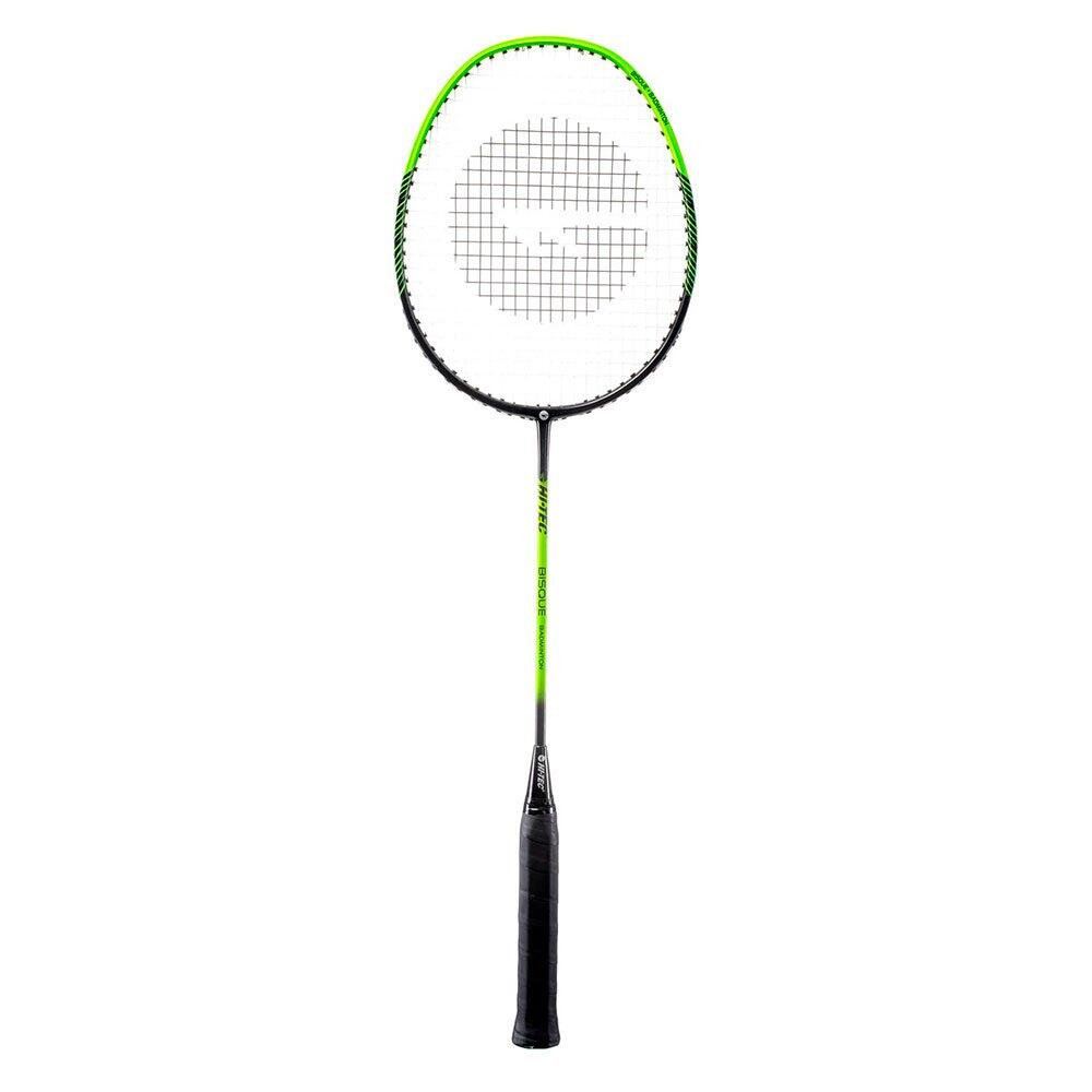 HI-TEC Bisque badmintonracket voor volwassenen (Kalk groen/zwart)