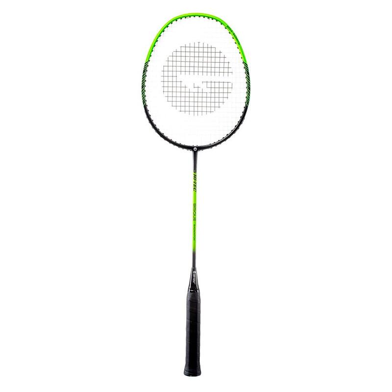 Bisque badmintonracket voor volwassenen (Kalk groen/zwart)