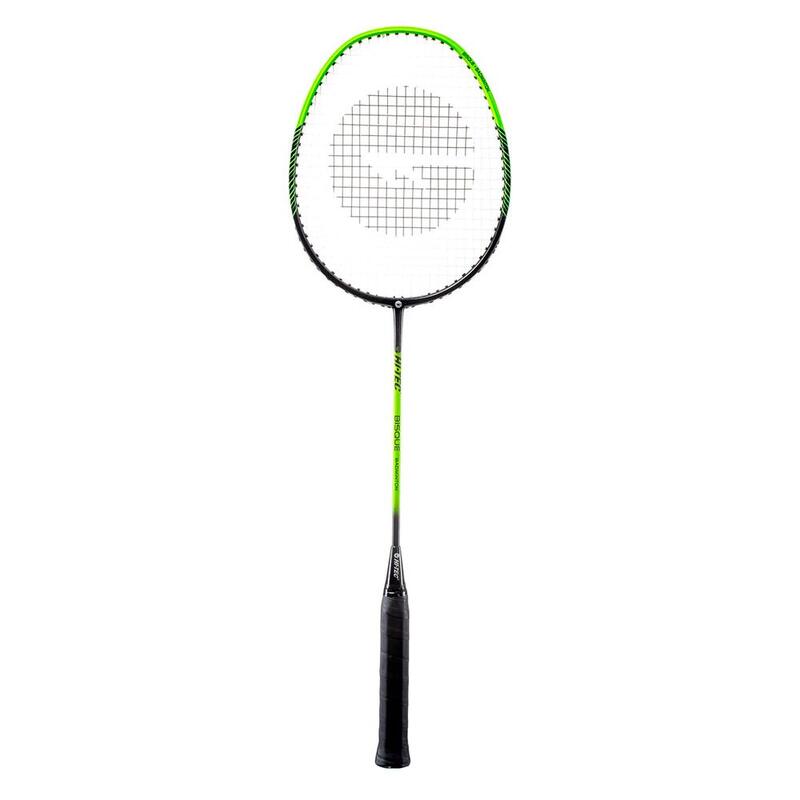 Raquette De Badminton BISQUE Adulte (Vert Citron / Noir)