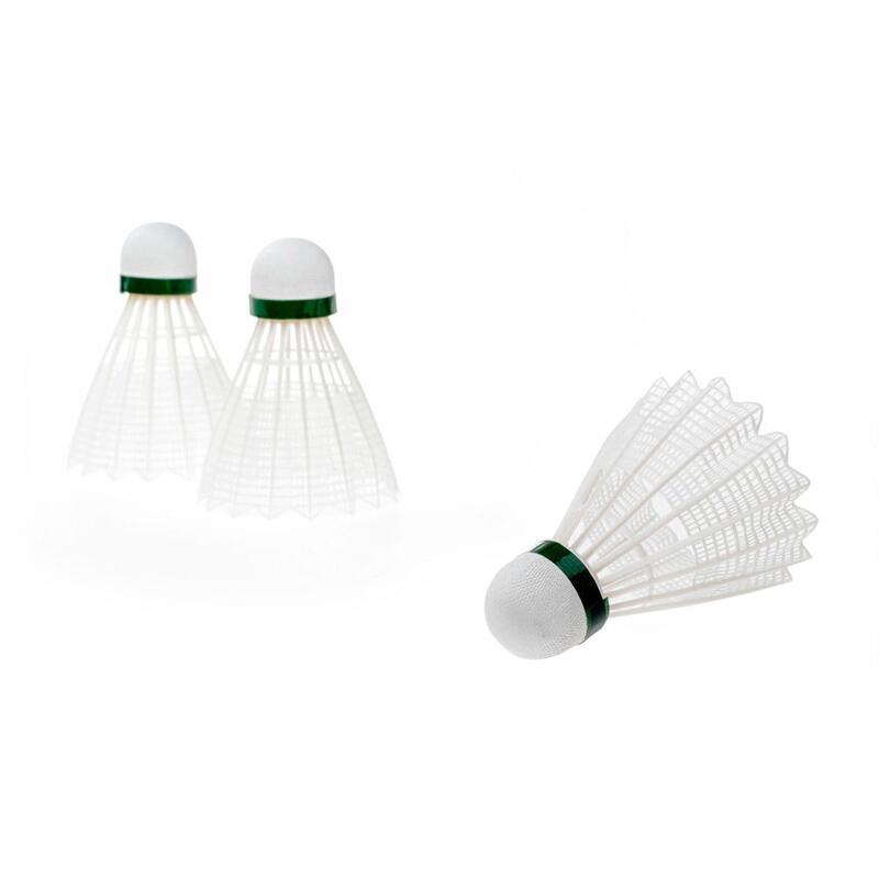 Volante de Badminton Aeria Pack de 3 Blanco