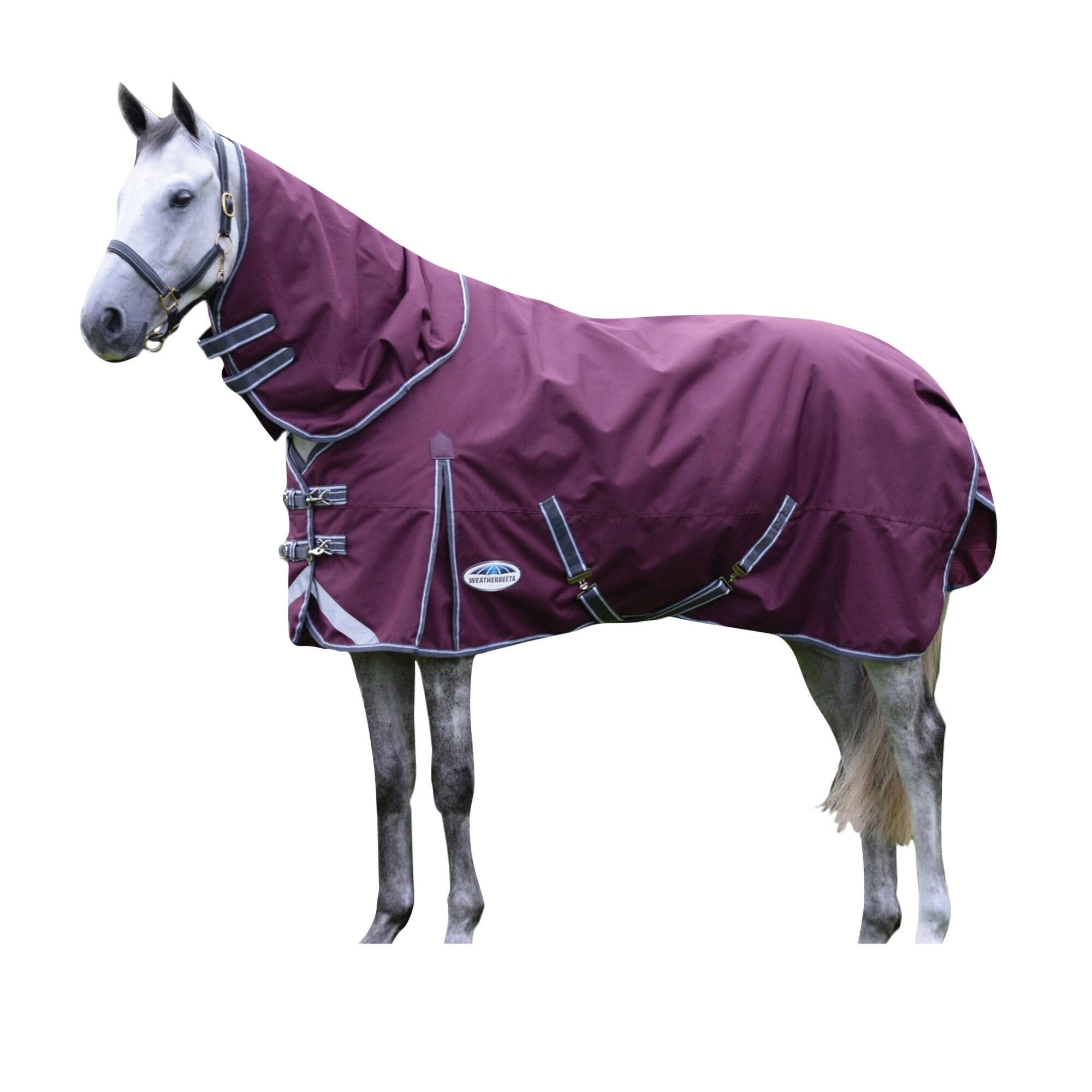 WEATHERBEETA Comfitec Plus Dynamic II Detachable Neck Medium Lightweight Horse Turnout Rug