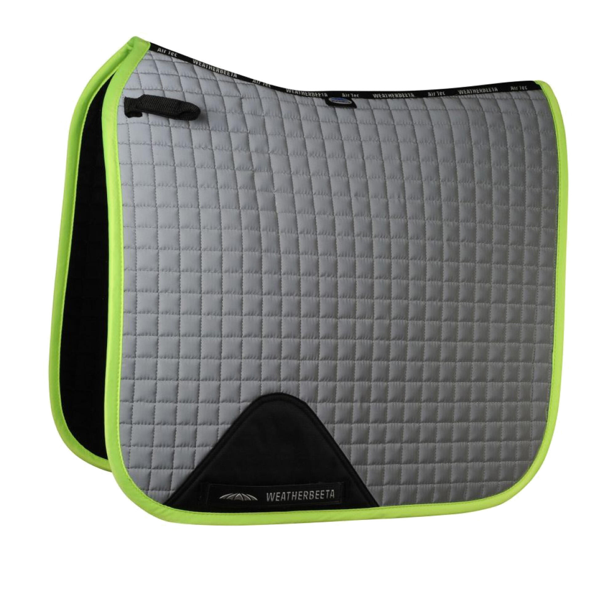 PRIME dressage saddle pad (Silver / Yellow)