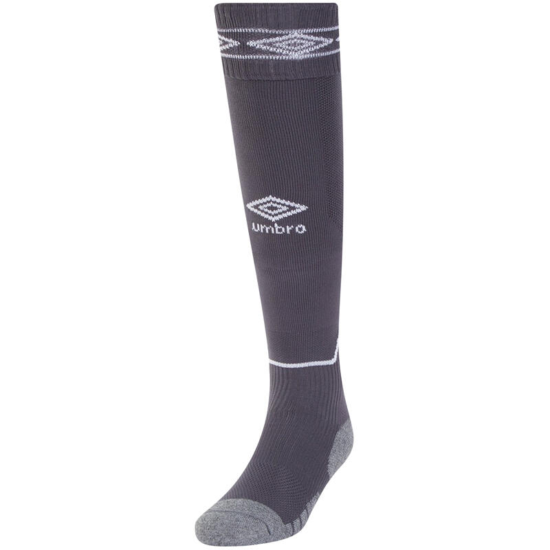 "Diamond" Fußballsocken Herren Kohlen-Schwarz/Weiß