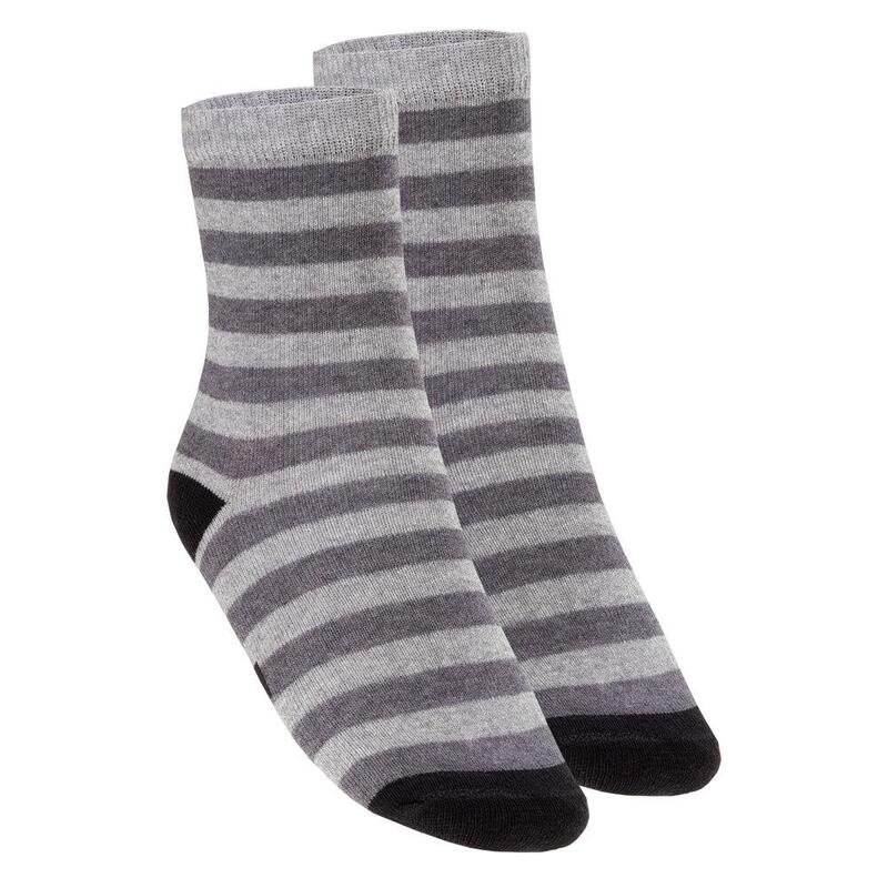 Chaussettes CALZETTI Garçon (Gris chiné / Gris foncé)