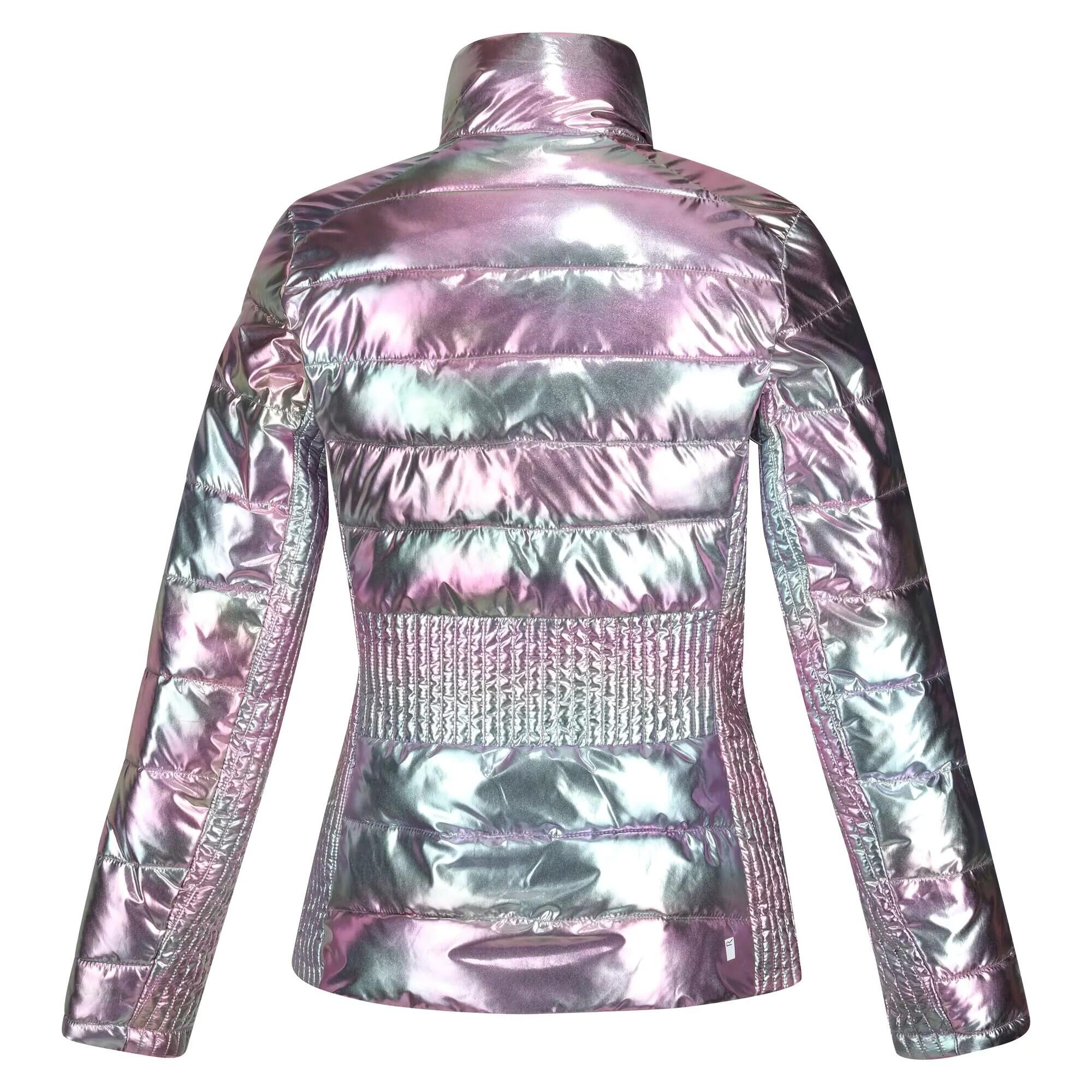 Womens/Ladies Jodie Gibson Keava II Iridescent Puffer Jacket (Iridescent) 2/5