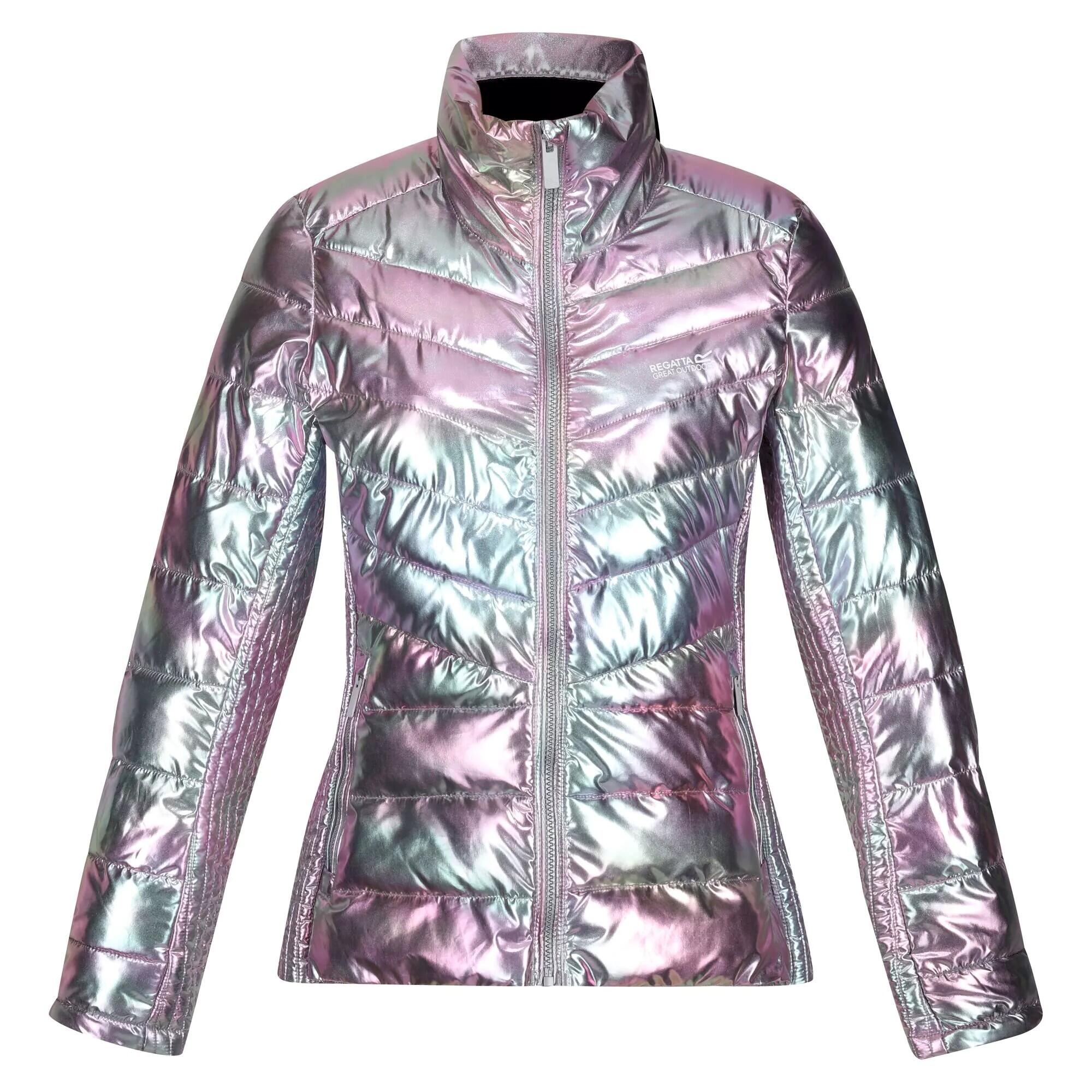 Womens/Ladies Jodie Gibson Keava II Iridescent Puffer Jacket (Iridescent) 1/5