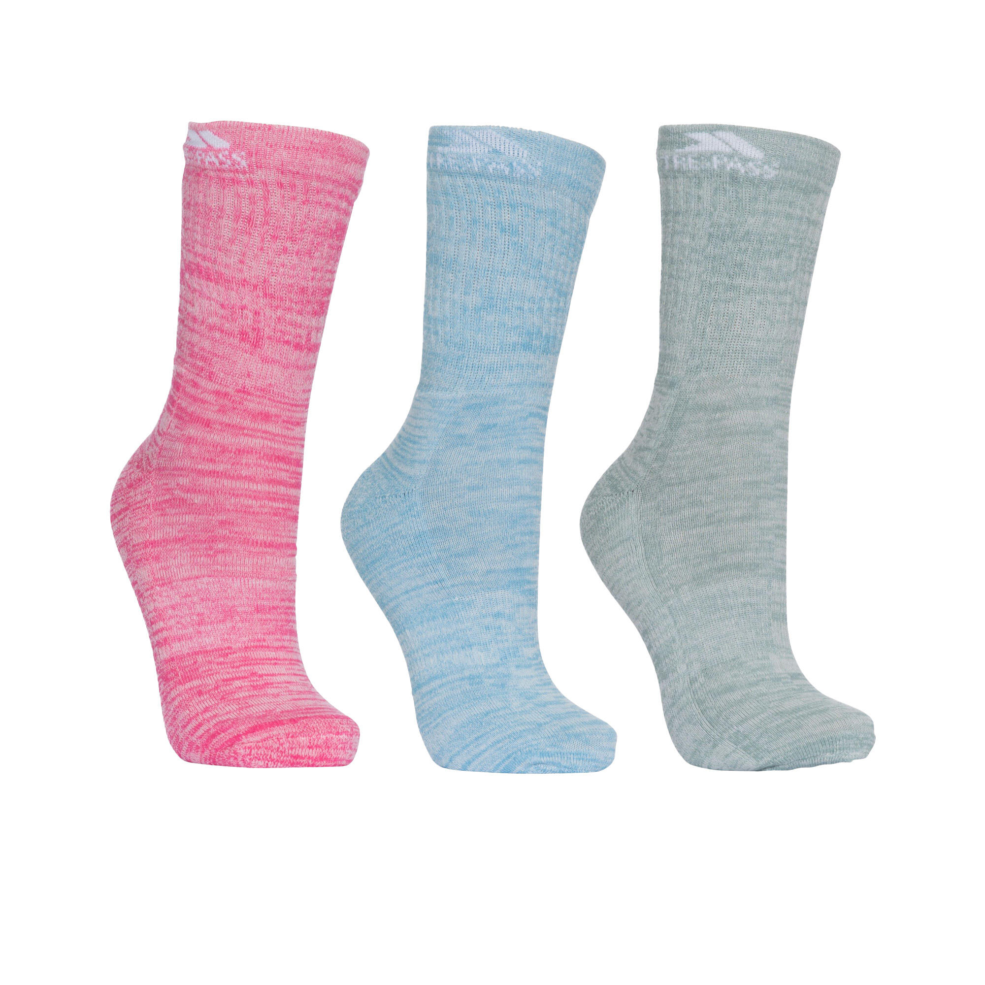 HELVELLYN Women's walking socks (pink/blue/green)