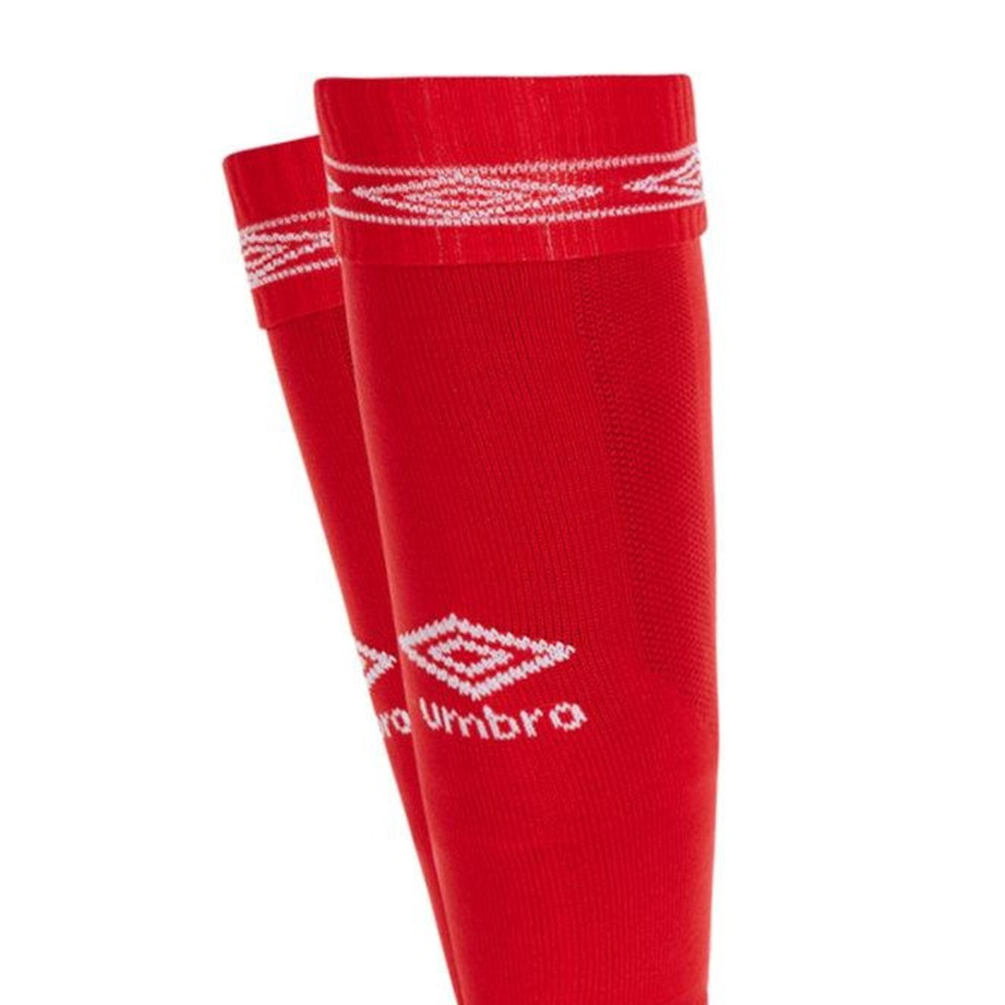 Diamond Football Socks (Vermillion/White) 3/3