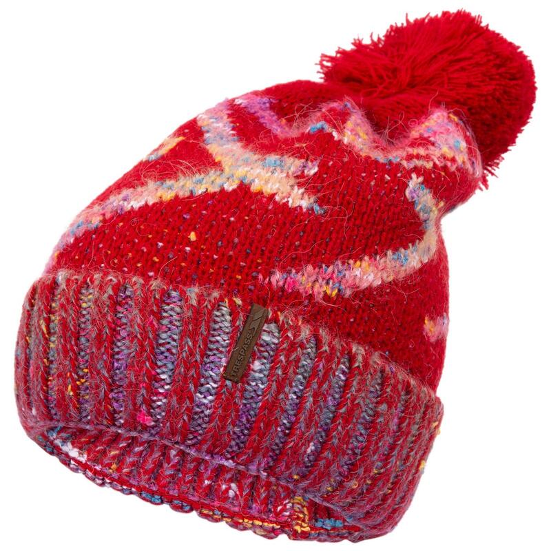 Gorro Malha Diandra Mulher Vermelho