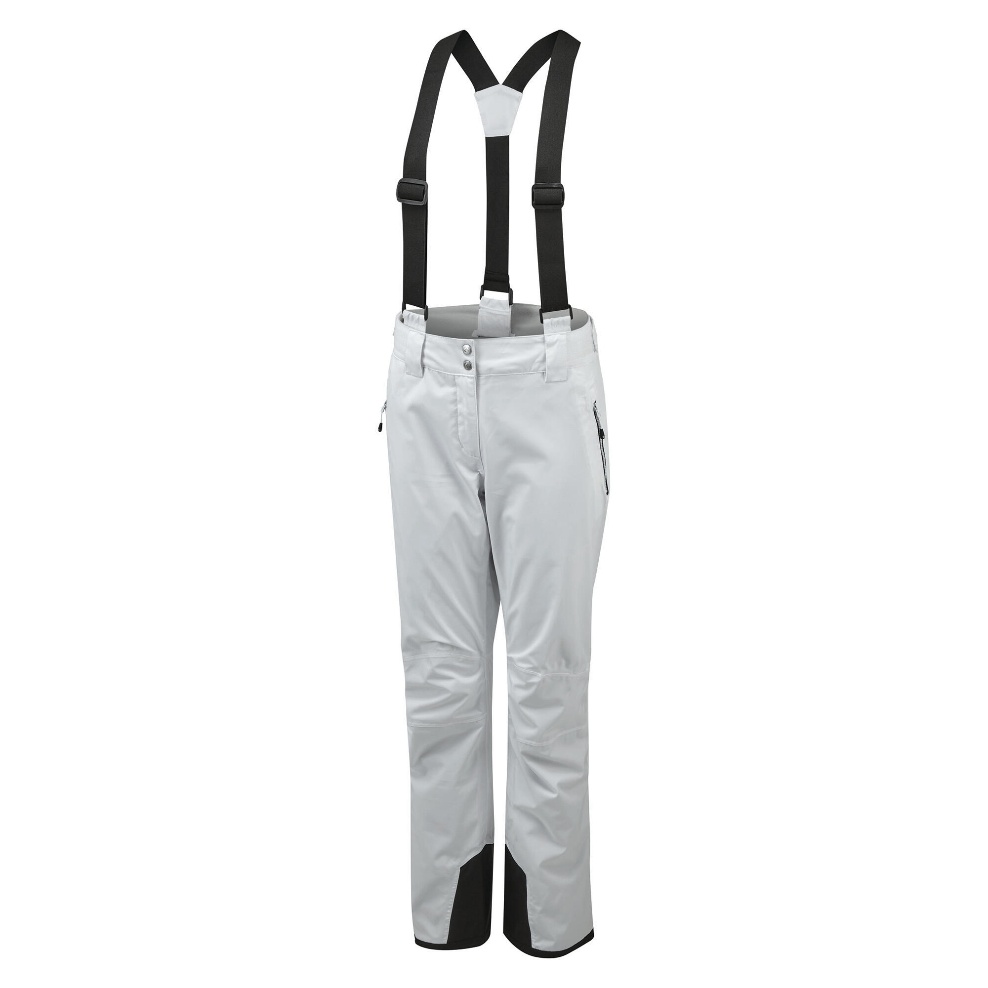 Womens/Ladies Effused II Waterproof Ski Trousers (White) 3/5