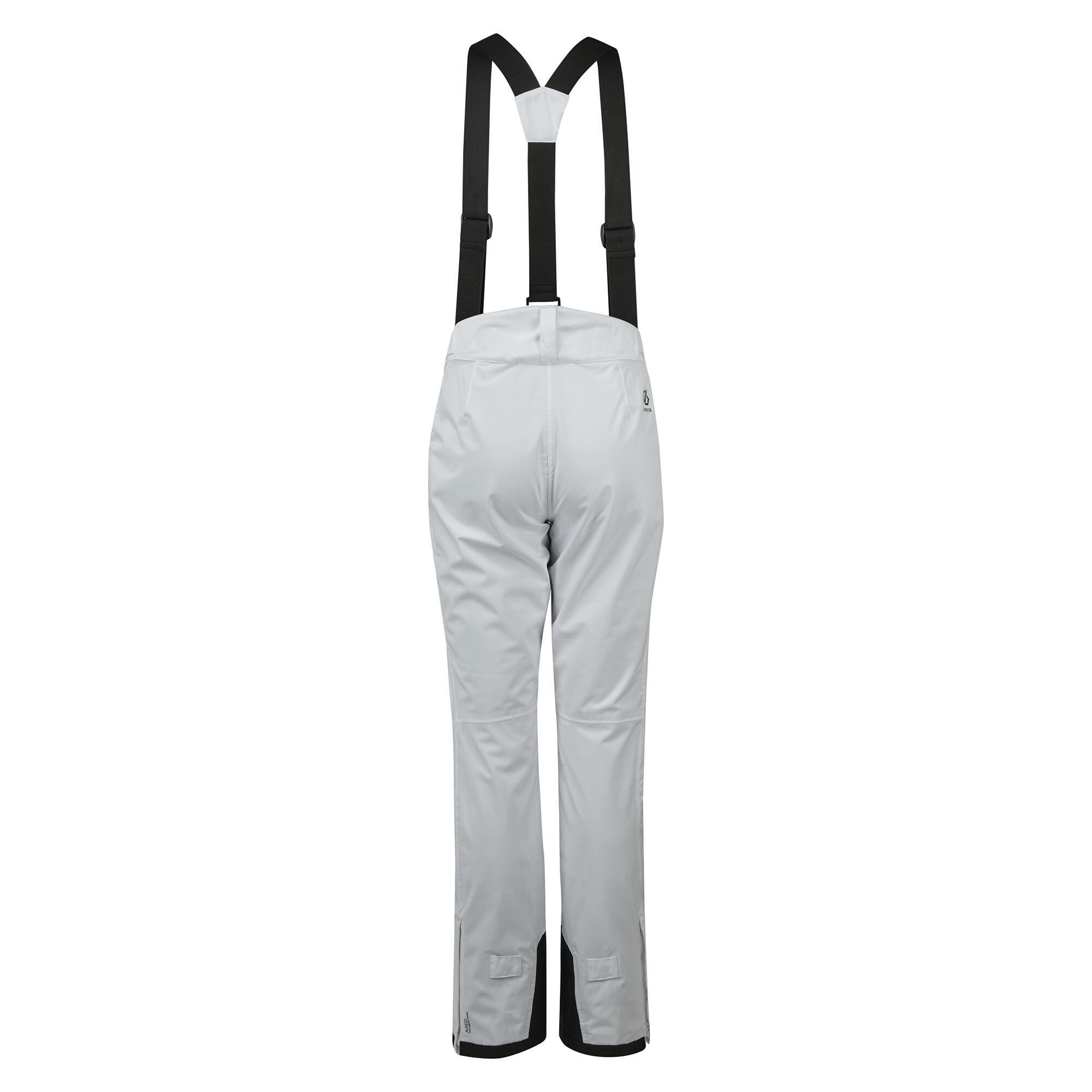 Womens/Ladies Effused II Waterproof Ski Trousers (White) 2/5