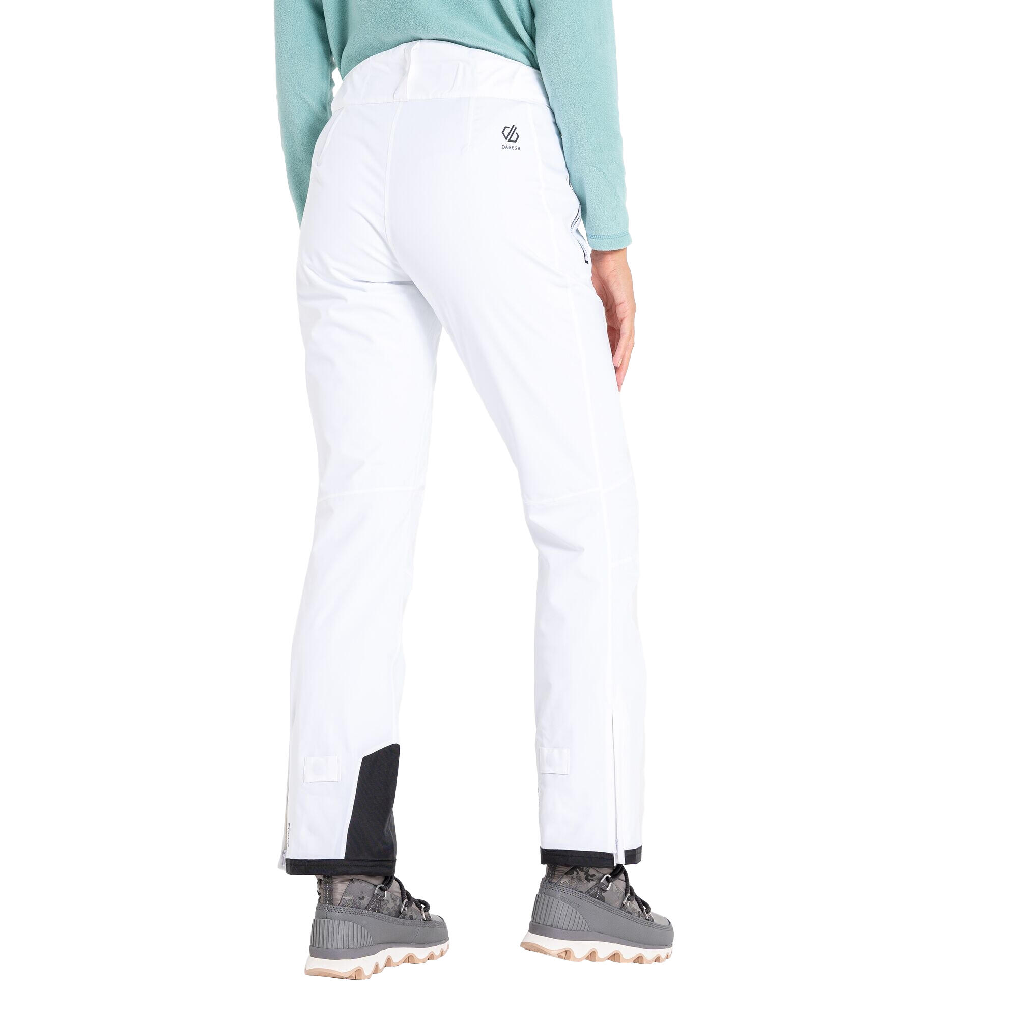 Womens/Ladies Effused II Waterproof Ski Trousers (White) 4/5