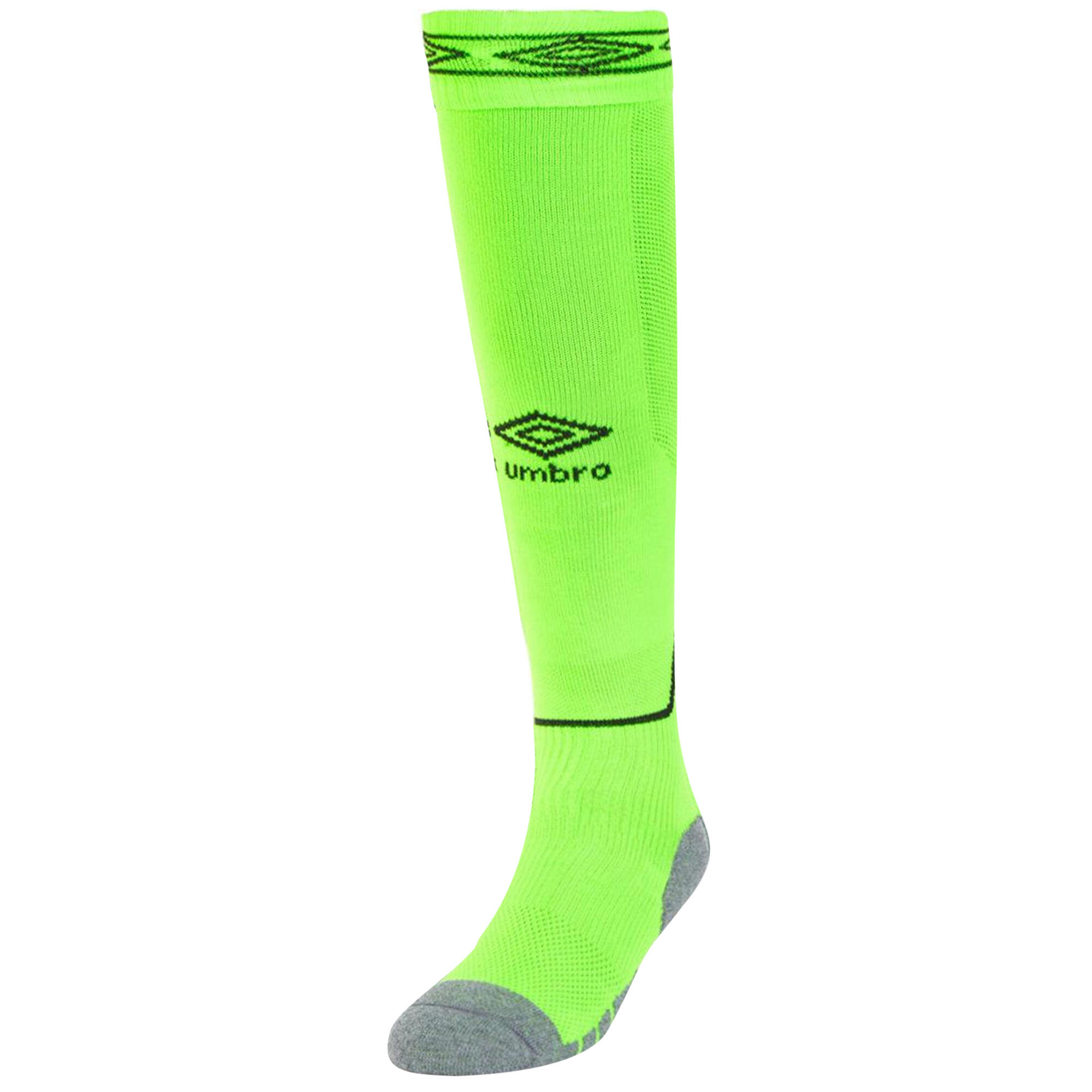 DIAMOND soccer socks (Bright green / Black)