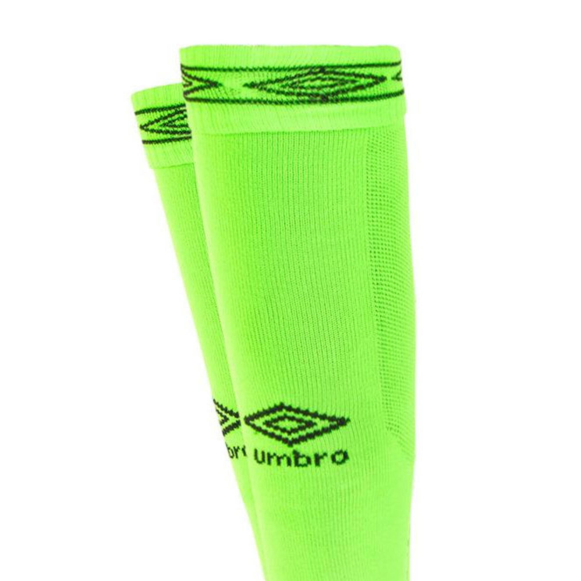 "Diamond" Fußballsocken Herren Gecko-Grün/Schwarz 3/4