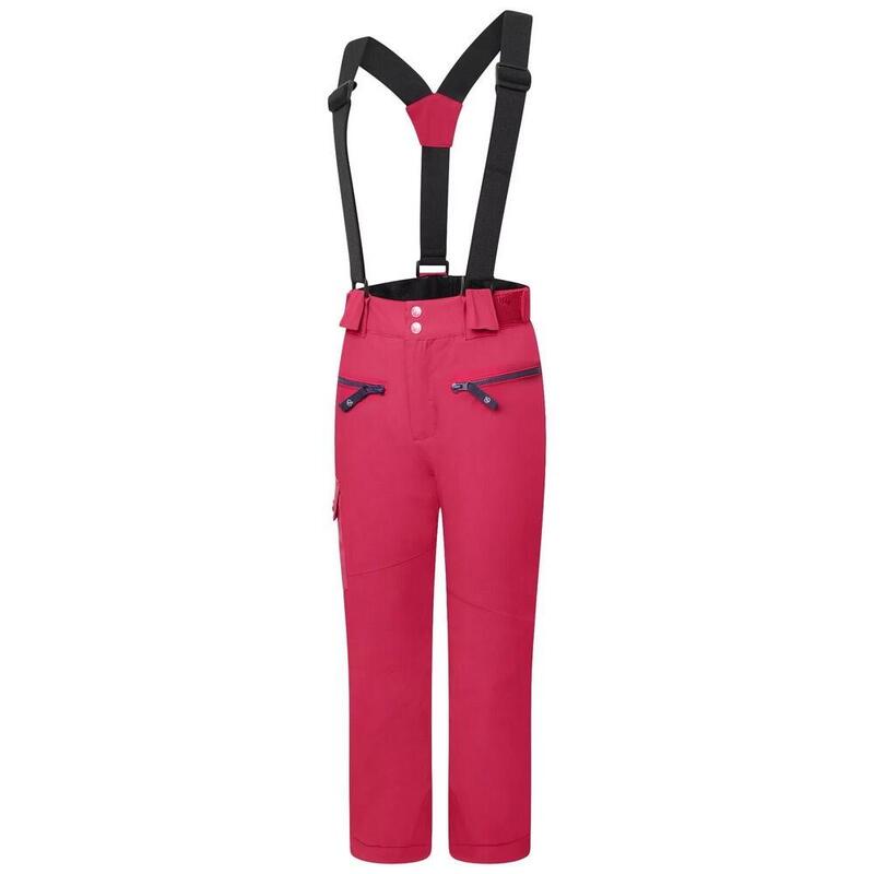 Pantalon de ski TIMEOUT Unisexe (Rose foncé / Rose clair)