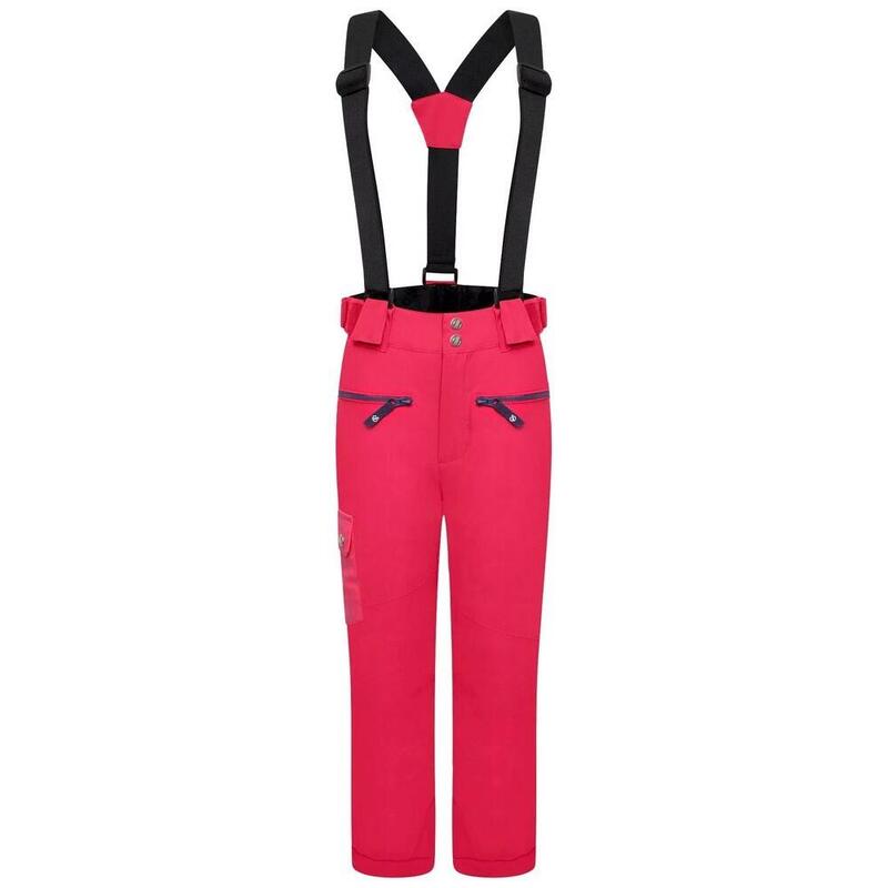 Pantalon de ski TIMEOUT Unisexe (Rose foncé / Rose clair)