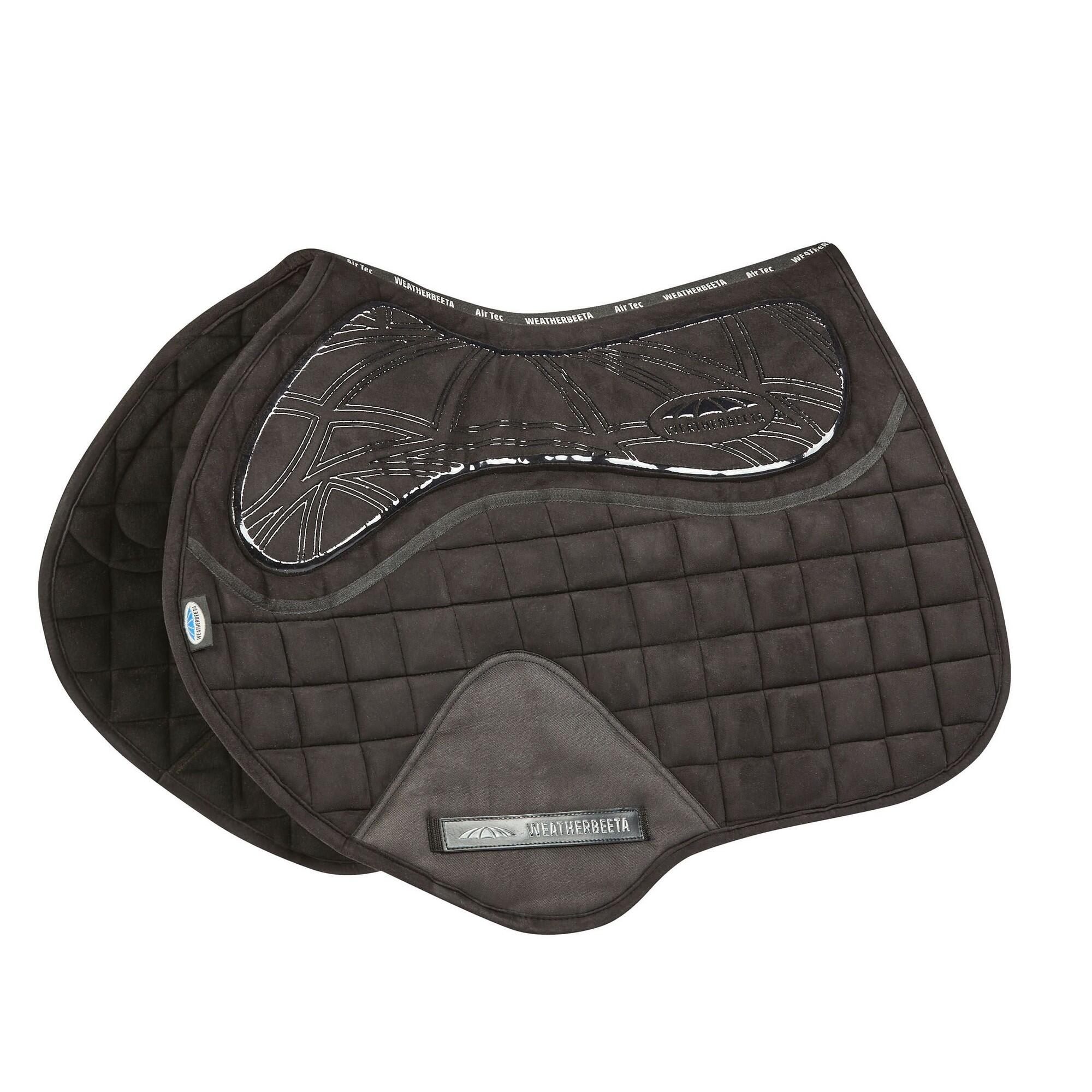 WEATHERBEETA Ultra Grip Jump Shaped Horse Saddlepad (Black)