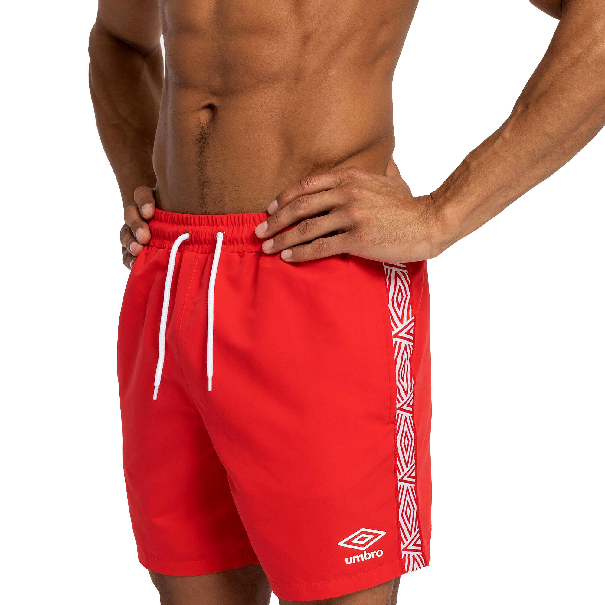 Costume Da Bagno A Pantaloncino Nastrato Uomo Umbro Vermiglio 3/4