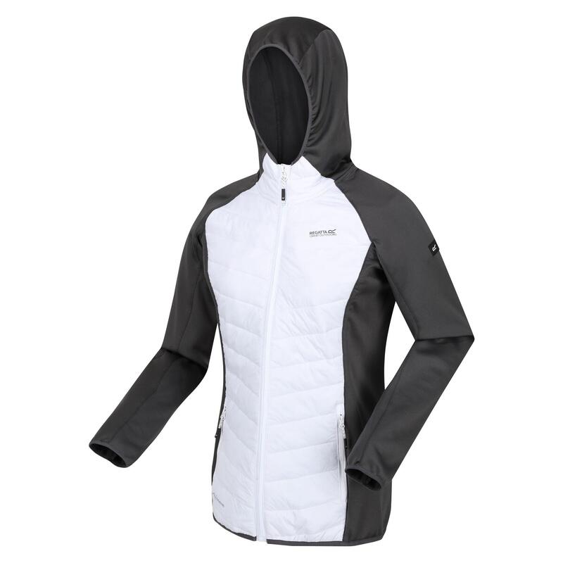 Veste hybride ANDRESON Femme (Blanc / Gris phoque)