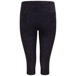 Dames Influential Recycled Leaf Flow 3/4 Legging (Zwart)