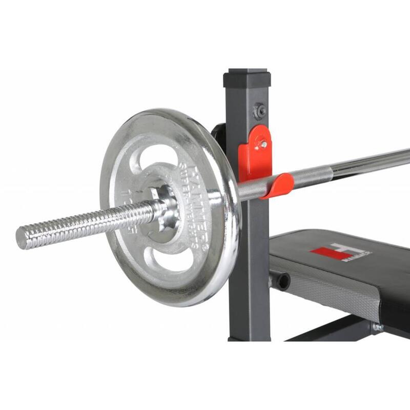 Bermuda XT Pro - Halterbank - Fitnessbank - met Lat Pulldown en CurlPult