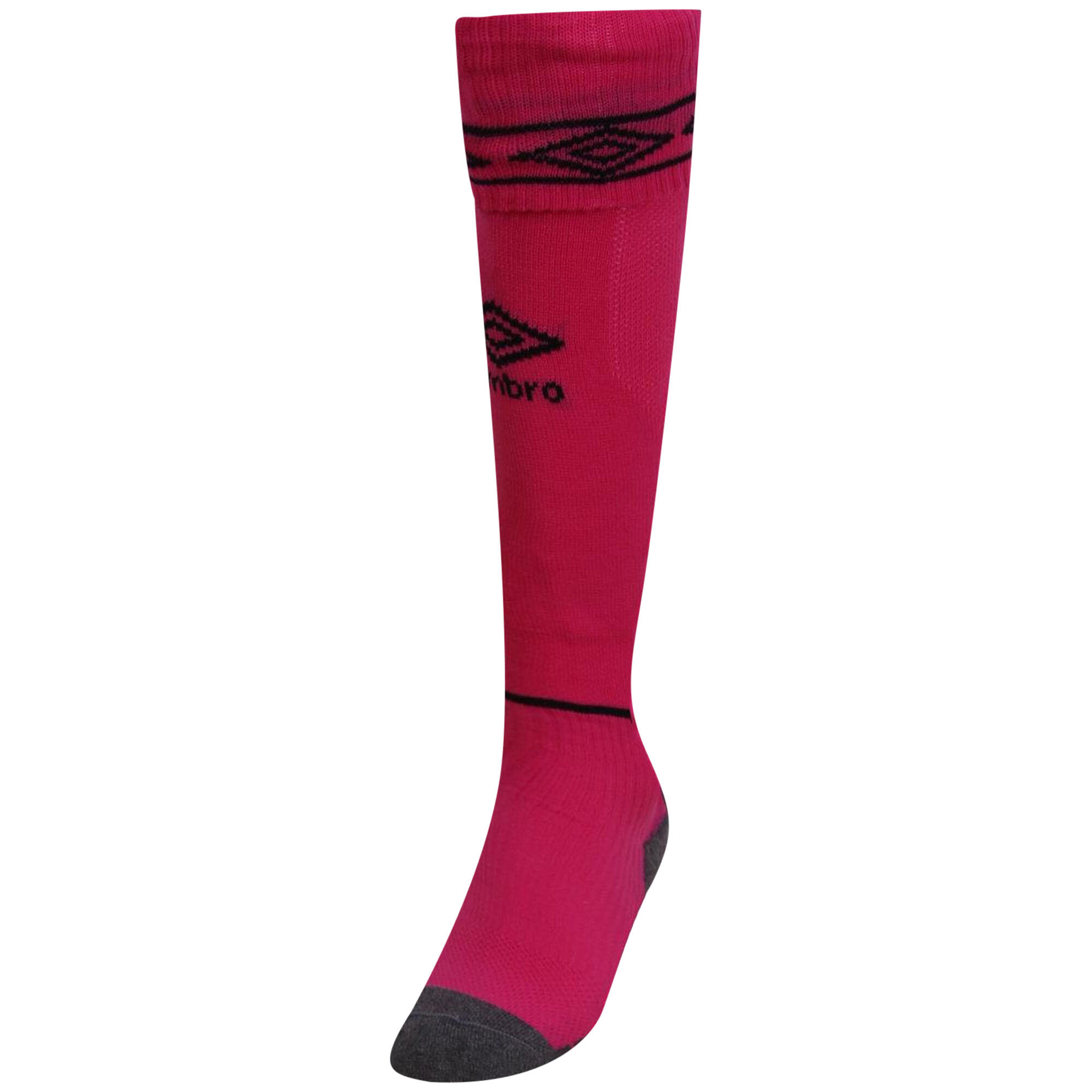 Diamond Football Socks (Beetroot Purple/Black) UMBRO Decathlon