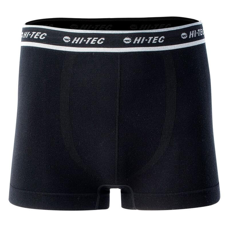 Calções boxer sem costuras Bill II para homem Preto