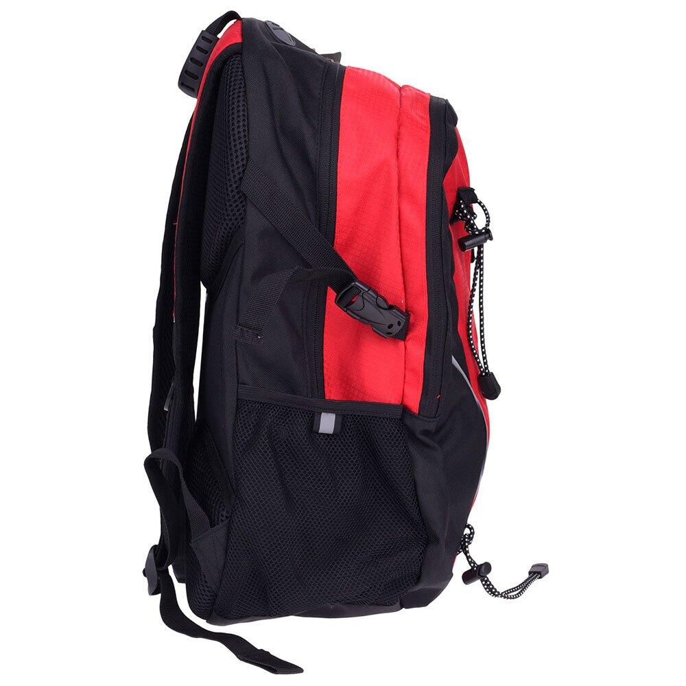 Mochila Mandor Contrast 20L Unissexo Adulto (Vermelho / Preto) 3/3