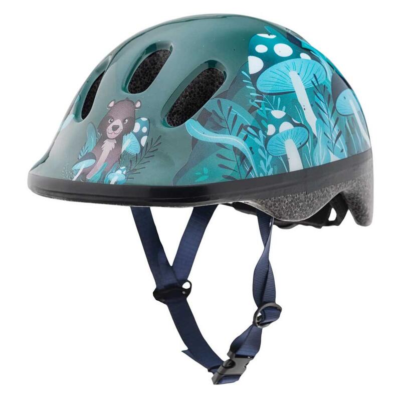 Ragazzi Orso Casco Coolslide Forrest Verde Scuro Blu