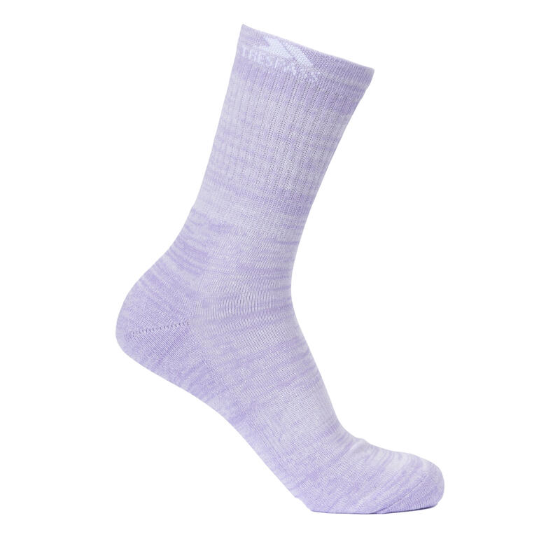 Chaussettes de marche HELVELLYN Femme (Vert sombre / Blanc cassé / Bleu lavande