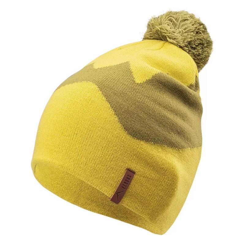 Bonnet d´hiver MYRON (Jaune vif / Vert olive / Noir)