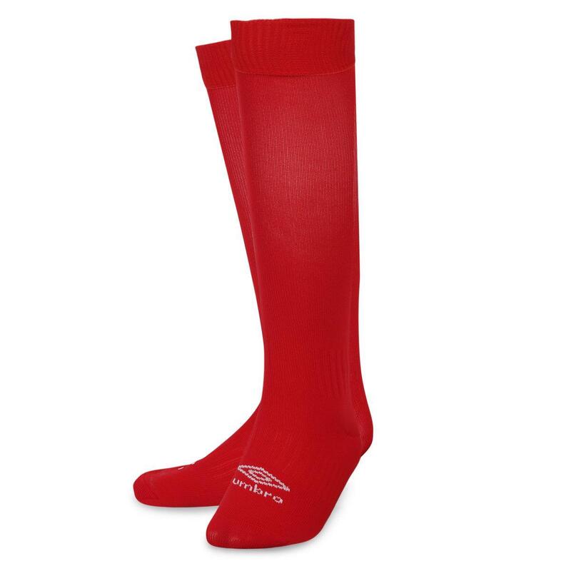 "Primo" Fußballsocken für Herren Zinnoberrot/Weiß