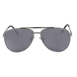 Gafas de Sol Diseño Aviador Pontius para Hombre Plateado, Gris