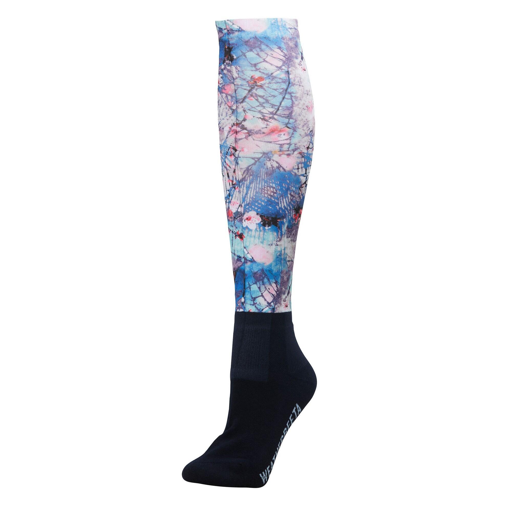 WEATHERBEETA Unisex Adult Blossom Knee High Socks (Multicoloured)